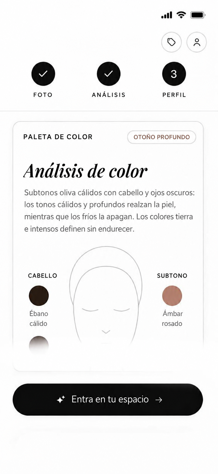 Nalida — análisis de color y paleta